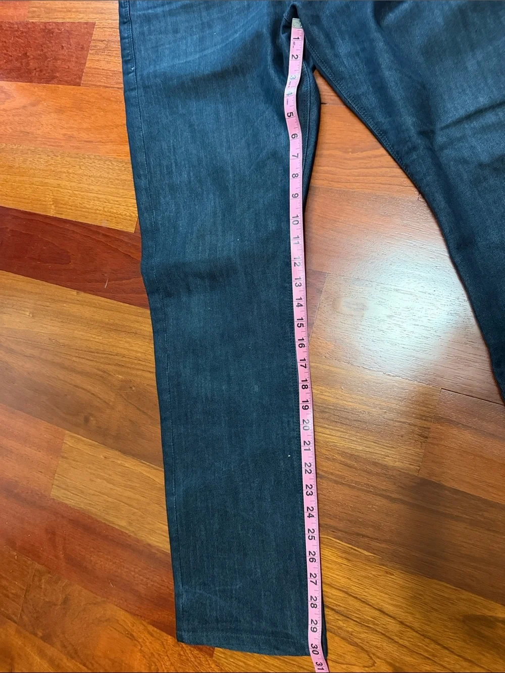 DL1961 Russell Slim Straight Men's Jeans Dark Wash Blue Size 36